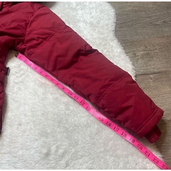 Columbia Down Feather XCO Womens Jacket Size Small Red Puffer Detachable Hoodie - Picture 14 of 14